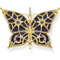 THOMAS SABO Schmetterlingsanhänger Thomas Sabo Charm Anhänger Schmetterling PE925-963-7 schwarz