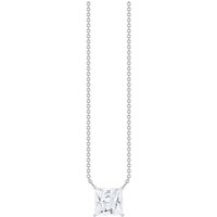 THOMAS SABO Kette mit Anhänger Schmuck Silber 925 Halskette mit Anhänger Solitär, KE2212-051-14-L45V, mit Zirkonia (synth) silberfarben