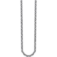 THOMAS SABO Silberkette Schmuck Silber 925 Halskette Ankerkette, KE2285-001, KE2285-637 schwarz