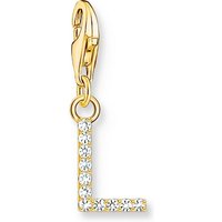 THOMAS SABO Kettenanhänger Thomas Sabo Damen-Charm 925er Silber Zirkonia bunt