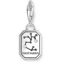THOMAS SABO Kette mit Anhänger Charm Anhänger Schütze Zeichen (Set) silberfarben