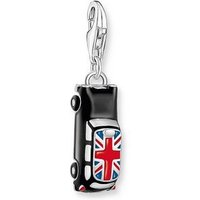 THOMAS SABO Kette mit Anhänger Charm-Anhänger LONDON Taxi (Set) schwarz