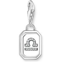 THOMAS SABO Kette mit Anhänger Charm-Anhänger Waage Zeichen (Set) silberfarben