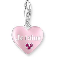 THOMAS SABO Kette mit Anhänger Charm-Anhänger Rosa Herz (Set) rosa