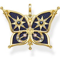 THOMAS SABO Schmetterlingsanhänger Thomas Sabo Charm Anhänger Schmetterling PE929-963-7 schwarz