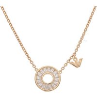 Emporio Armani Kette mit Anhänger Emporio Armani Halskette EG3457221 925/000 Sterling Silber rosé vergol (1-tlg)