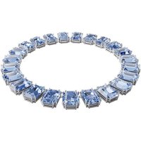 Swarovski Lange Kette blau