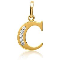 Unique Buchstabenanhänger Anhänger in Buchstabenform C, 333er Gold