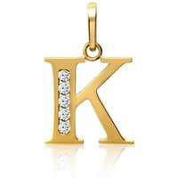Unique Buchstabenanhänger Buchstabenanhänger K aus 333er Gold GP0142