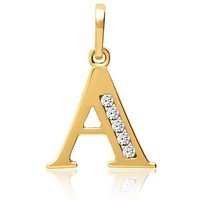 Unique Buchstabenanhänger Buchstabenanhänger A aus 333er Gold GP0132