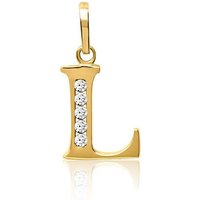 Unique Buchstabenanhänger Anhänger aus 333er Gold in Buchstabenform L GP0143