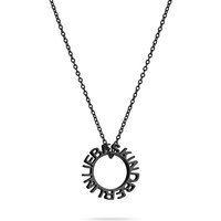 Liebeskind Berlin Edelstahlkette Edelstahl schwarz