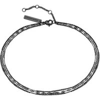Liebeskind Berlin Fußkette Edelstahl schwarz