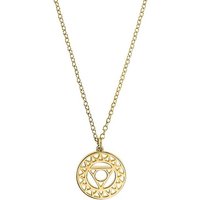 s.Oliver Kette mit Anhänger Ornament, 2034182 gelb|goldfarben
