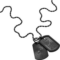 Diesel Edelstahlkette Diesel Herren-Kette Edelstahl schwarz