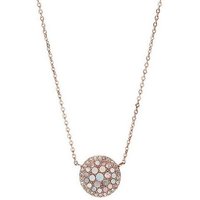 Fossil Kette mit Anhänger JF01740791 rosa|rot