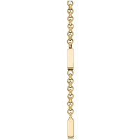 Fossil Collier Fossil Damen-Kette Edelstahl goldfarben