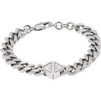 Emporio Armani Armband Schmuck Geschenk Edelstahl Armschmuck Armkette, EGS3132040 silberfarben