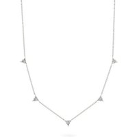 Esprit Silberkette ESPRIT Damen-Kette 925er Silber 15 Zirkonia silberfarben
