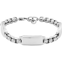 Fossil Armband JF04400040 Armband Herren Drew Plakette Edelstahl 22,5 cm