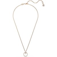 Swarovski Collier Swarovski Unisex-Kette Metall Swarovski-Kristall weiß