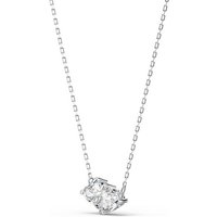 Swarovski Kette mit Anhänger Attract Soul silberfarben|weiß