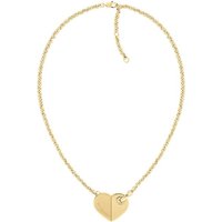 Tommy Hilfiger Kette mit Anhänger BOLD HEARTS, Herz, 2780926, 2780927 gelb|goldfarben