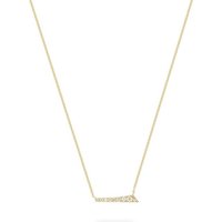 CHRIST Collier CHRIST Damen-Kette 375er Gelbgold 9 Diamant gelb|goldfarben