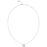 Guess Kette mit Einhänger Chrysalis Edelstahl Schmetterlingshalskette JUBN04107JWRHT/U