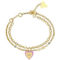 Guess Kette mit Einhänger Damen Armband JUBB04206JWYGPKS