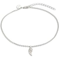 Xenox Damen-Fußkette mit Engelsflügel Anhänger Kollektion Power Tower XS3534