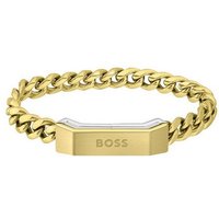 BOSS Armband Schmuck Edelstahl Armschmuck Panzerkette CARTER gelb|goldfarben
