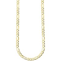 Bruno Banani Kette ohne Anhänger Schmuck Geschenk Silber 925 Halsschmuck Halskette Figarokette gelb|goldfarben
