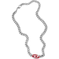 Diesel Edelstahlkette Diesel Herren-Kette Edelstahl silberfarben