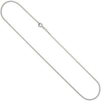 JOBO Kette ohne Anhänger, Panzerkette 333 Weißgold 1,7 mm 60 cm silberfarben