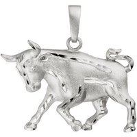 JOBO Sternzeichenanhänger Sternzeichen Stier, 925 Silber silberfarben
