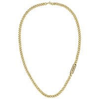 Lacoste Kette ohne Anhänger Schmuck Edelstahl Halsschmuck Halskette Panzerkette DISTRICT gelb|goldfarben
