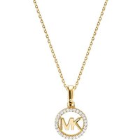 MICHAEL KORS Kette mit Anhänger PREMIUM, MKC1108AN710, mit Zirkonia (synth) gelb|goldfarben