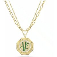 Swarovski Kette mit Anhänger Swarovski Dellium Halskette 5645388 goldfarben|grün