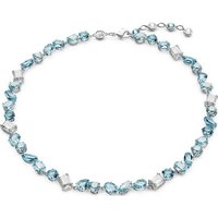 Swarovski Kette mit Anhänger Swarovksi Collier Gema 5666007 rhodiniert silberfarben