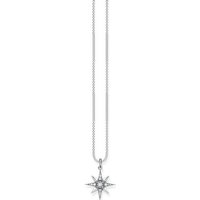 THOMAS SABO Silberkette Thomas Sabo Damen-Kette 925er Silber Zirkonia silberfarben