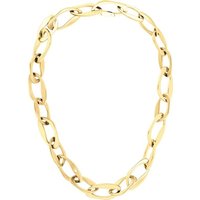 Calvin Klein Edelstahlkette HARMONIOUS CONNECTION, 35000682, 35000683, mit Glasstein gelb|goldfarben