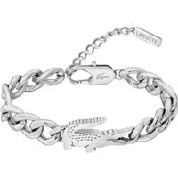 Lacoste Armkette CROCODILE, 2040373, 2040374 silberfarben
