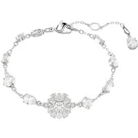Swarovski Armband Schmuck Geschenk Armkette Idyllia Schneeflocke, 5691485, mit Swarovski® Zirkonia (synth) silberfarben