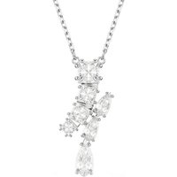 Swarovski Kette mit Anhänger Schmuck Geschenk Halskette Matrix, 5700420, mit Swarovski® Zirkonia (synth) silberfarben