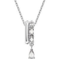 Swarovski Kette mit Anhänger DEXTERA, 5663333, 5671819, mit Swarovski® Kristall, Swarovski® Zirkonia (synth) silberfarben