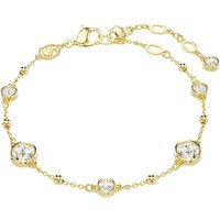 Swarovski Armband Schmuck Geschenk Armkette Imber, 55680094, 696079, mit Swarovski® Kristall gelb|goldfarben