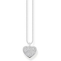 THOMAS SABO Herzkette KE2127-051-14 Halskette mit Anhänger Damen Herz Zirkonia Silber