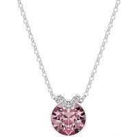 Swarovski Kette mit Anhänger Halskette Bella V, 5662088 5662091 5724285 5724286 5724287 5724289, mit Swarovski® Kristall rosa
