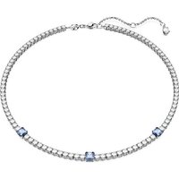 Swarovski Kette mit Anhänger Swarovski-Halskette MATRIX:TN BLUE STONES BLU/RHS M5666167 38-45 cm weiß